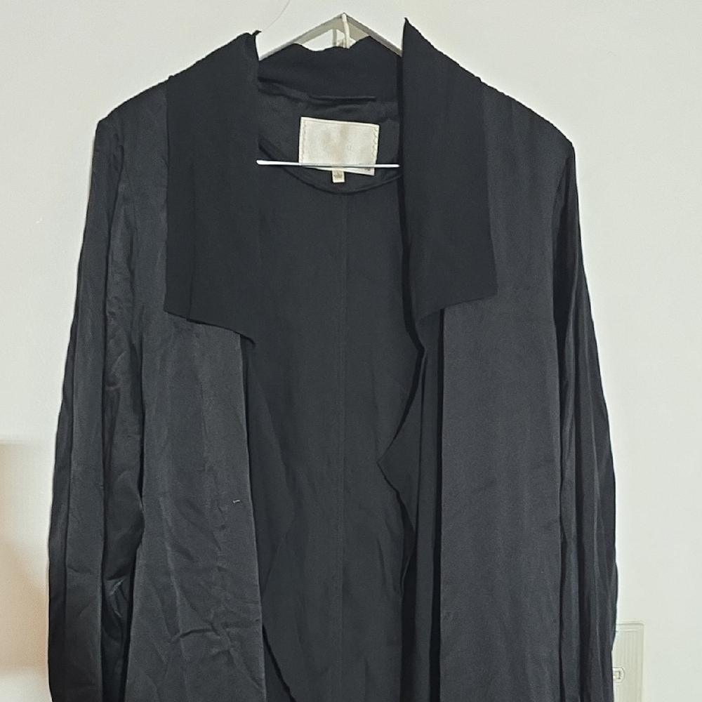 Aritzia Le Fou Wilfred Mercier jacket silk trench Size Large - Picture 10 of 12